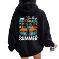 Goodbye 2Nd Grade Graduation To 3Th Grade Hello Summer Women Oversized Hoodie Back Print Black