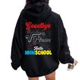 Goodbye 8Th Grade Hello Highschool Graduation Boys Girls Women Oversized Hoodie Back Print Black