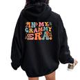 In My Grammy Era Baby Announcement For Grandma Mother's Day Women Oversized Hoodie Back Print Black