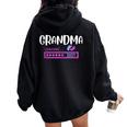 Grandma 2023 Loading For Pregnancy Announcement Women Oversized Hoodie Back Print Black