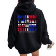 Hoy Se Bebe Y Manana Se Sigue Bebiendo Women Oversized Hoodie Back Print Black