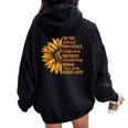 I'm The Liberal Pro Choice Outspoken Woman Warned About Women Oversized Hoodie Back Print Black