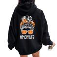 Mom-Life Mothers-Day Basketball Sport Lover Mama Mommy Momma Women Oversized Hoodie Back Print Black