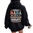 Proud Mama Of A Kindergarten Graduate Class Of 2024 Women Oversized Hoodie Back Print Black