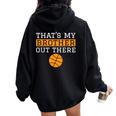 Sister Basketball 'That's My Brother' Basketball Sister Women Oversized Hoodie Back Print Black