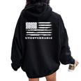 Ungovernable Become Ungovernable Womens Women Oversized Hoodie Back Print Black