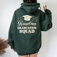 2024 Graduation Squad Grandma Congrats Grad Class Of 2024 Women Oversized Hoodie Back Print Forest