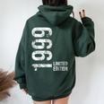 25Th Birthday 25 Years Old Man Woman Vintage 1999 Women Oversized Hoodie Back Print Forest