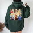 80'S 90'S Mom Vibes Mom Life Mother's Day Vintage Mama Women Oversized Hoodie Back Print Forest