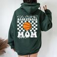 In My Basketball Mom Era Mother's Day Women Oversized Hoodie Back Print Forest