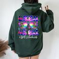 Bruh We Out Summer Sped Teacher Life Sunglasses Tie Dye Women Oversized Hoodie Back Print Forest