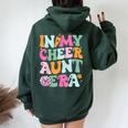 In My Cheer Aunt Era Cheerleading Girls Ns Women Oversized Hoodie Back Print Forest