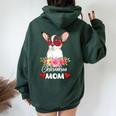 Chihuahua Mom Mama Sunglasses Flower Dog Lover Owner Womens Women Oversized Hoodie Back Print Forest