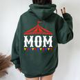 Circus Mom Of The Birthday Boy & Girl Carnival Family Outfit Women Oversized Hoodie Back Print Forest