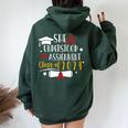 Class Of 2024 Graduation She Understood Assignment Kid Women Oversized Hoodie Back Print Forest