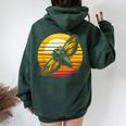 Cute Great Cicada Comeback Vintage Cicada Tour Women Women Oversized Hoodie Back Print Forest
