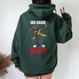 Dabbing Graduation Class Of 2023 Boy 3Rd Grade Nailed It Women Oversized Hoodie Back Print Forest