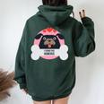 Dog For Boys Girls I Found This Humerus Women Oversized Hoodie Back Print Forest