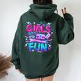 Girls Just Wanna Have Fun Nostalgia 1980S Women Oversized Hoodie Back Print Forest Girls Just Wanna Have Fun Nostalgia 1980S Women Oversized Hoodie Back Print Forest