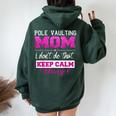 Pole Vaulting Mom T Best Mother Women Oversized Hoodie Back Print Forest