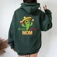 Saying Nacho Average Mom Humor Mexican Men Women Oversized Hoodie Back Print Forest