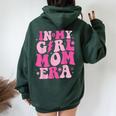 In My Girl Mom Era Groovy Mom 2024 Women Oversized Hoodie Back Print Forest