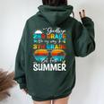 Goodbye 2Nd Grade Graduation To 3Th Grade Hello Summer Women Oversized Hoodie Back Print Forest