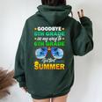 Goodbye 5Th Grade Graduation 2024 On My Way To 6Th Grade Women Oversized Hoodie Back Print Forest