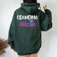 Grandma 2023 Loading For Pregnancy Announcement Women Oversized Hoodie Back Print Forest