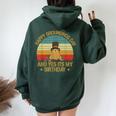 Happy Groundhog Day Lovers Costume Boys Girls Men Women Oversized Hoodie Back Print Forest