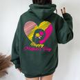 Happy Mother's Day 2024 For Mom Grandma Love Women Oversized Hoodie Back Print Forest