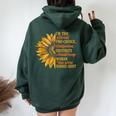 I'm The Liberal Pro Choice Outspoken Woman Warned About Women Oversized Hoodie Back Print Forest
