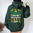 Jamaica Trip 2024 Vacation Travel Jamaica Girls Trip 2024 Women Oversized Hoodie Back Print Forest