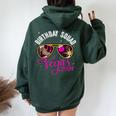 Las Vegas Girls Trip 2024 For Birthday Squad Women Oversized Hoodie Back Print Forest
