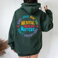 Mental Health Dont Judge You Dont Understand Aware Men Women Oversized Hoodie Back Print Forest
