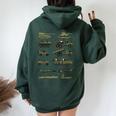 Military Vehicles Military Boy And Girl Tank Lover Women Oversized Hoodie Back Print Forest