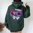 Mother Daughter Trip 2024 Mother Daughter Weekend 2024 Women Oversized Hoodie Back Print Forest