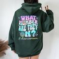 What Number Are They On Dance Mom Life Dancing Dance Women Oversized Hoodie Back Print Forest