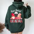 One Loved Grandma Valentine Grandmother Valentines Day Women Oversized Hoodie Back Print Forest