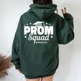 Prom Squad 2024 Proud Sister Graduate Prom Class Of 2024 Women Oversized Hoodie Back Print Forest