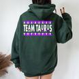 Retro Style Team Taurus Girl April Girl May Man Birthday Women Oversized Hoodie Back Print Forest