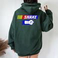 Shake And Bake Family Lover Dad Daughter Son Matching Women Oversized Hoodie Back Print Forest