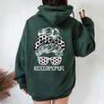 Soccer Mom Life Mothers-Day Sport Lover Mama Mommy Momma Women Oversized Hoodie Back Print Forest