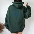 Solar Eclipse April 8 Path Of Totality Vintage Kid Women Oversized Hoodie Back Print Forest