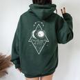 If The Stars Were Made To Worship So Will I Christian Women Oversized Hoodie Back Print Forest