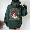 Tale As Old As Time Book Lover Wildflower Book Women Oversized Hoodie Back Print Forest