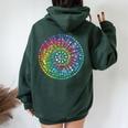 Tie Dye Mandala Sksksk And I Oop Save The Turtles Visco Girl Women Oversized Hoodie Back Print Forest