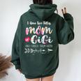 I Have Two Titles Mom And Gigi Floral Women Oversized Hoodie Back Print Forest