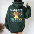 I Will Become Big Sister 2022 Bear Women Oversized Hoodie Back Print Forest