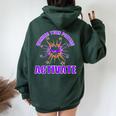 Wonder Twin Powers Activate Twin Brother Twin Sister Women Oversized Hoodie Back Print Forest